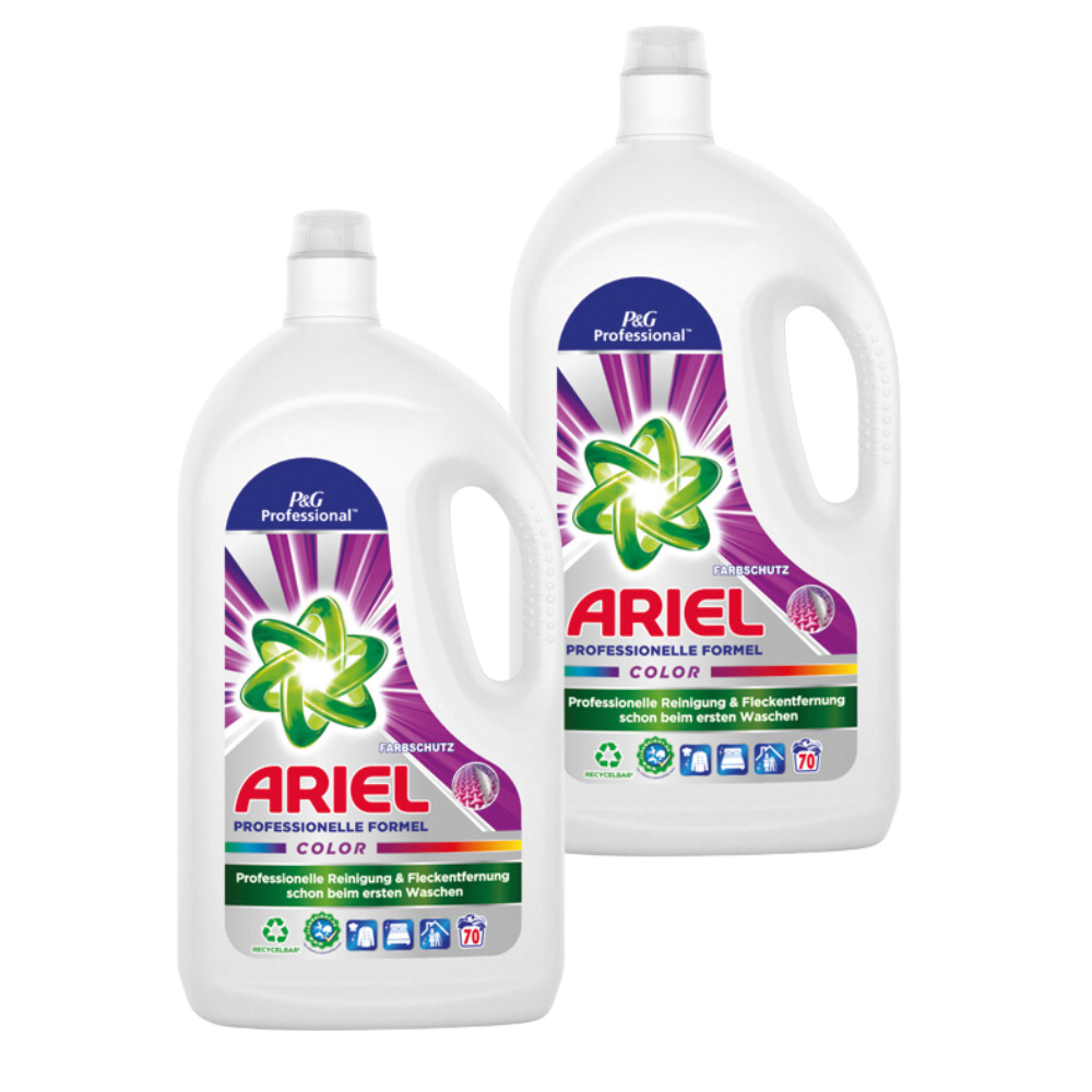 ACTION PACK Ariel Professional Colour gel na praní pro profesionály 2 x 70 praní