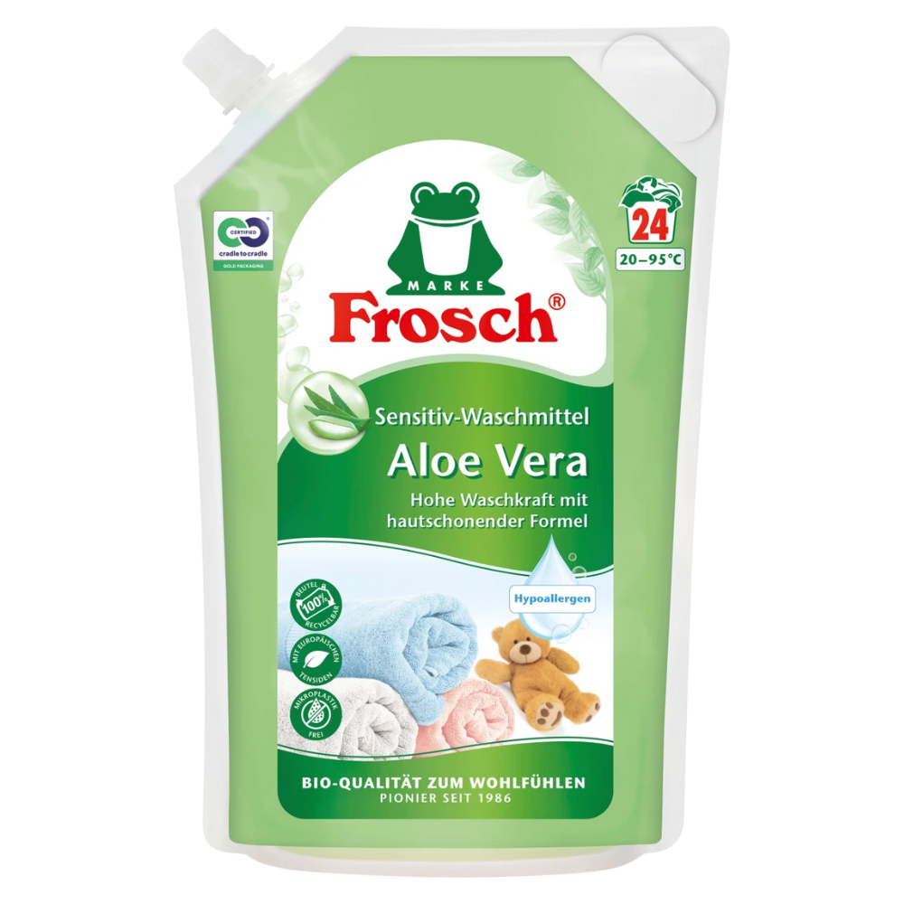 Frosch Eko gel na praní pro citlivou pokožku Aloe Vera 1,8 l / 24 praní