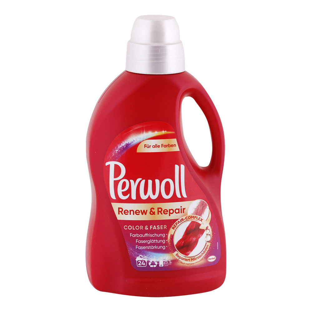Perwoll Color & Faser gel na praní barevného oblečení 1,44 l / 24 praní