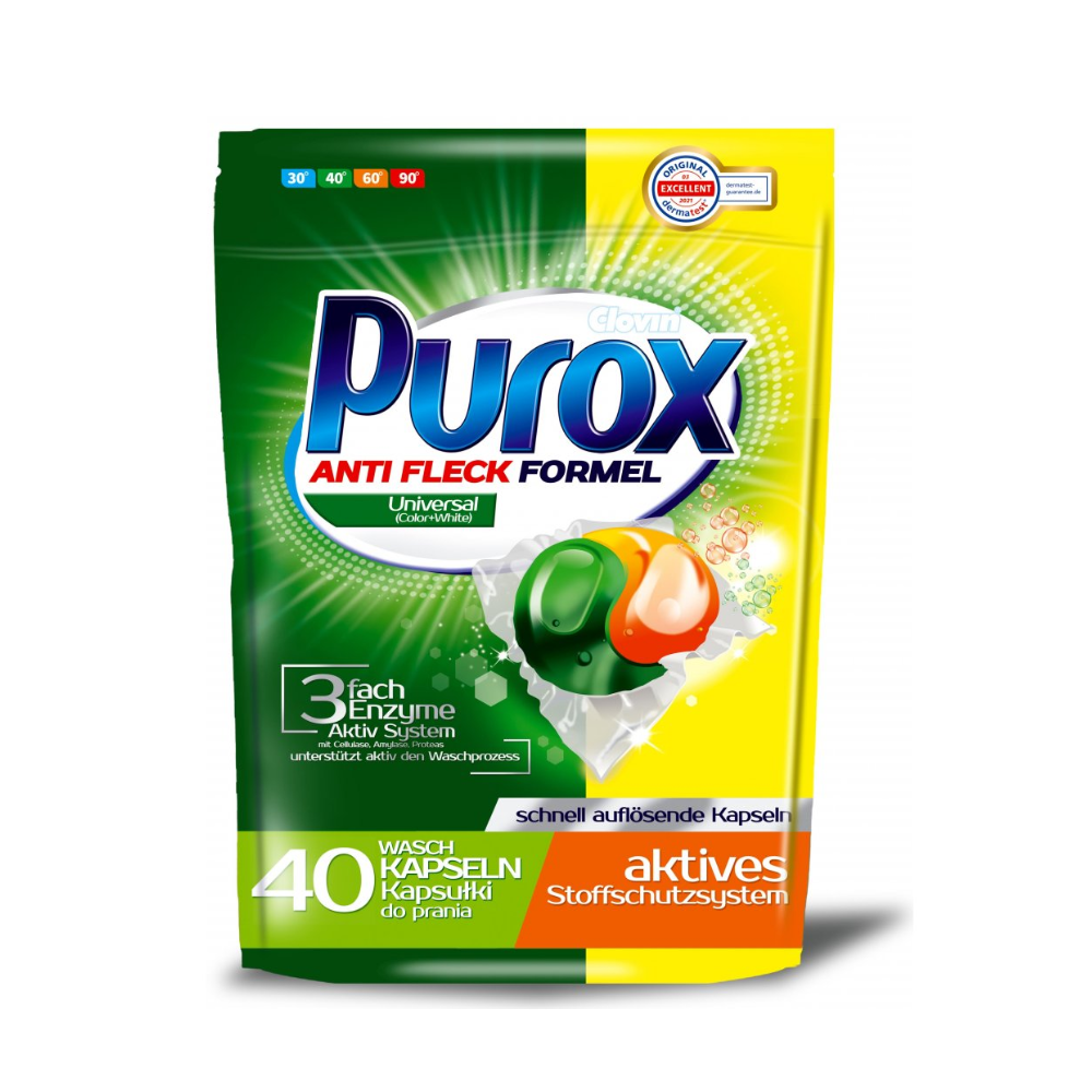 Purox Universal kapsle na praní duo caps 40 ks