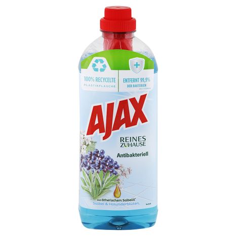 Ajax antibakteriální čistič na podlahy Šalvěj & květ Šeříku 1 l