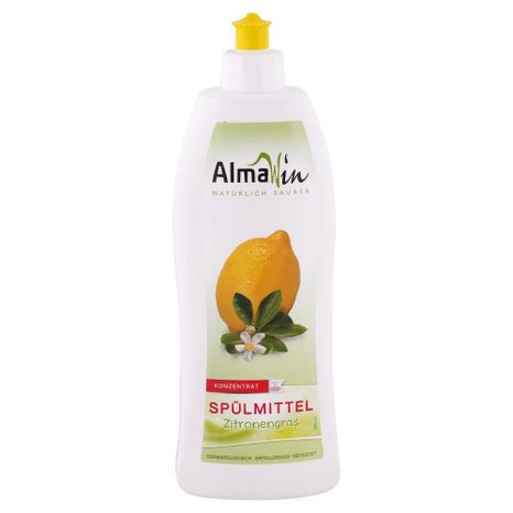 AlmaWin prostředek na nádobí Citronová tráva a citron 500 ml