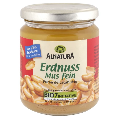 Alnatura Bio arašídová pomazánka bez soli 250 g