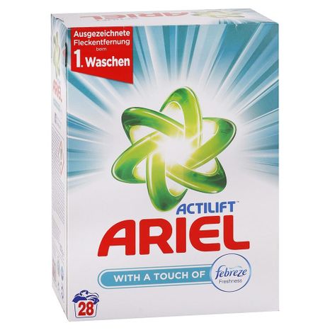 ARIEL Actilift univerzální prášek na praní prádla Febreze 1,95 kg / 30 praní