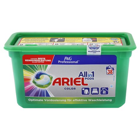 Ariel Pods All in 1 Colour kapsle na barevné prádlo 38 ks