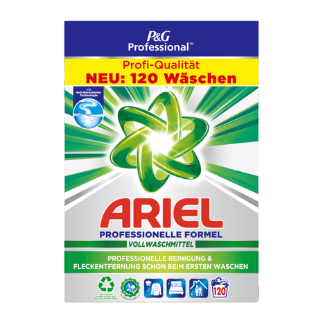 Ariel Professional Universal prací prášek na praní 7,8 kg / 120 praní