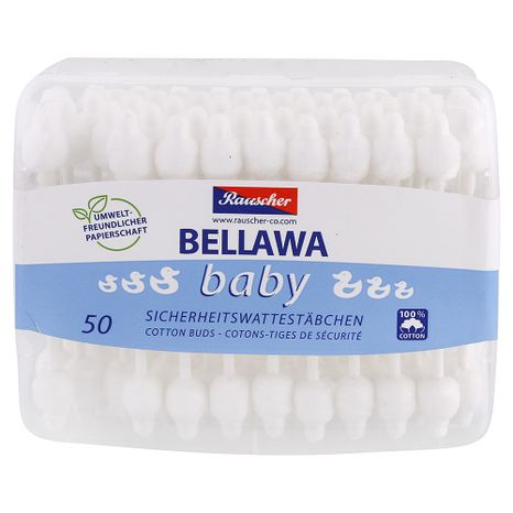 Bellawa dětské  vatové tyčinky do uší 50 ks