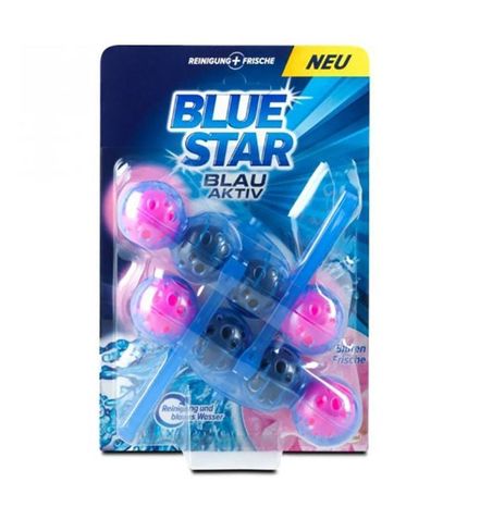 Blue Star Blau Aktiv WC blok Květinová svěžest 2x50g