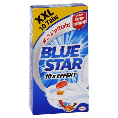 Blue Star 6x efekt čistící tablety do WC 10ks