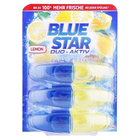 Blue Star Duo-Aktiv náhradní náplň do WC bloku Citron 3 x 50ml