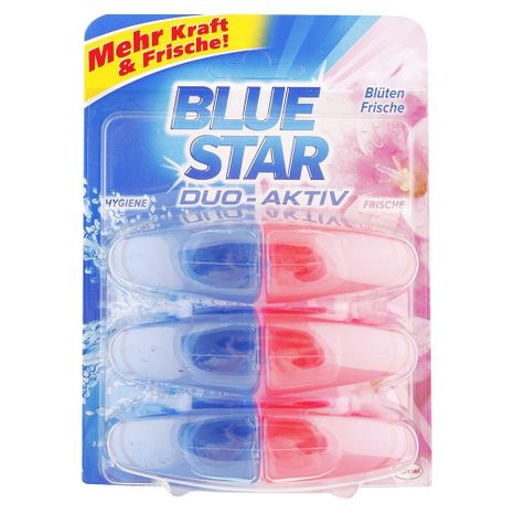 Blue Star Duo-Aktiv náhradní náplň do WC bloku Květinová svěžest 3 x 50ml