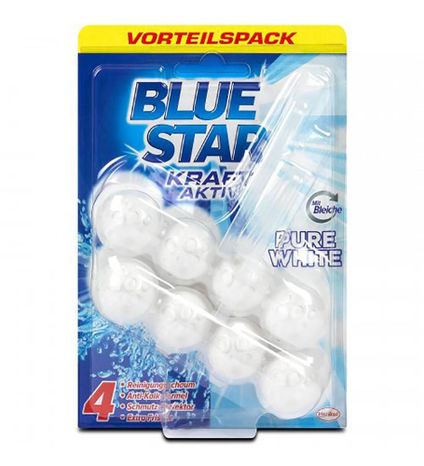 Blue Star Kraft Aktiv závěsný čistič Bílá toaleta 2 x 50g