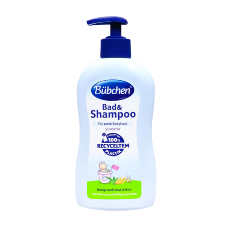 Bübchen Baby Bath & Shampoo dětský šampon a sprchový gel Sensitive 400 ml
