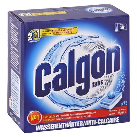 Calgon čisticí tablety do pračky 3v1 75 ks