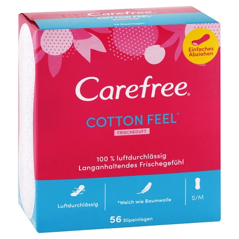Carefree intimky Cotton se svěží vůní 56 ks