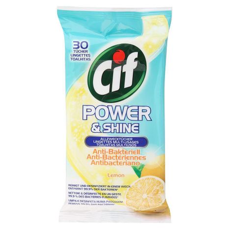 CIF antibakteriální utěrky Citrón 30 ks