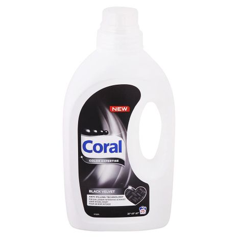 CORAL Black Velvet gel na černé prádlo 1,375 l / 25 praní