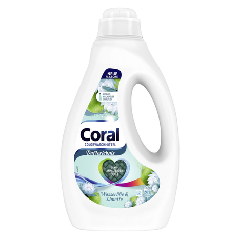 Coral Color gel Leknín a Limetky na praní barevného prádla 1 l / 20 praní