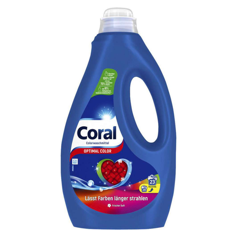 Coral Optimal Color gel na praní barevného prádla 1,15 l / 23 praní