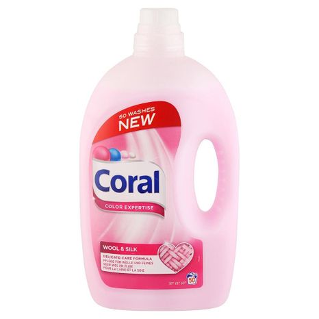 Coral Wool & Silk gel na vlnu a hedvábí 2,5 l / 50 praní