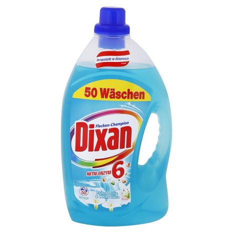 DIXAN gel na praní s vůní lilie a bílé kaly 3,65l / 50 praní
