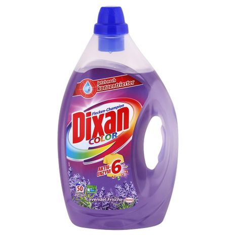 DIXAN gel na barevné praní Levandule koncentrát 2,5 l / 50 praní