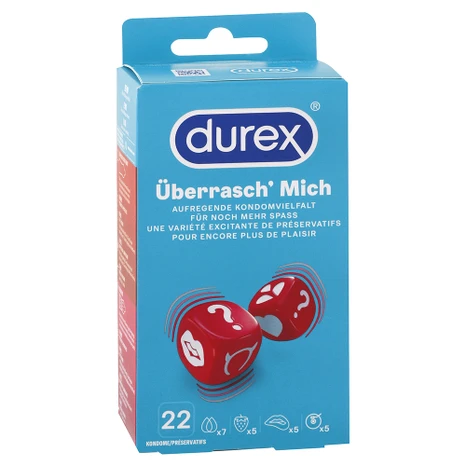 Durex kondomy Mix Surprise Me 22 ks