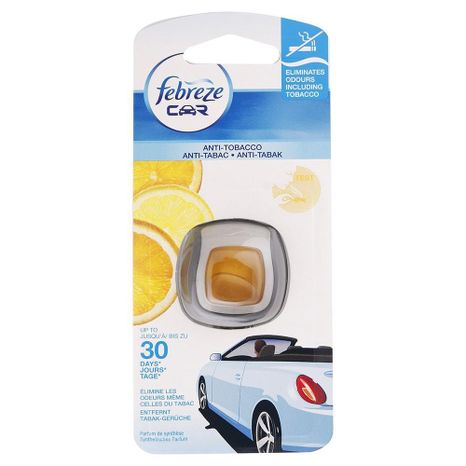 Febreze osvěžovač vzduchu do auta Anti-tabak s citrónem 2 ml