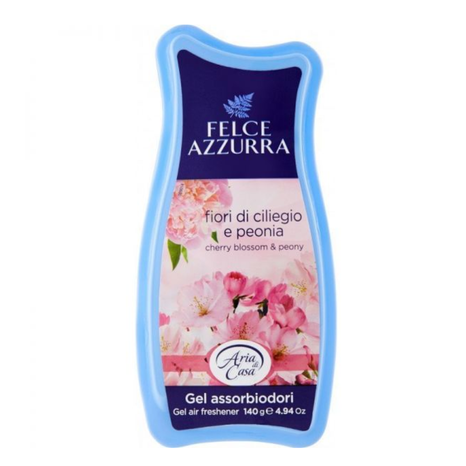 Felce Azzurra gelový osvěžovač vzduchu Pivoňka a třešňový květ 140 g