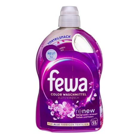 Fewa Renew gel na barevné prádlo s vůní květů 2,75 l / 55 praní