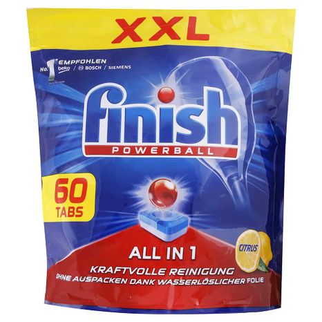 FINISH Powerball All in 1  tablety do myčky nádobí Citron 60 ks