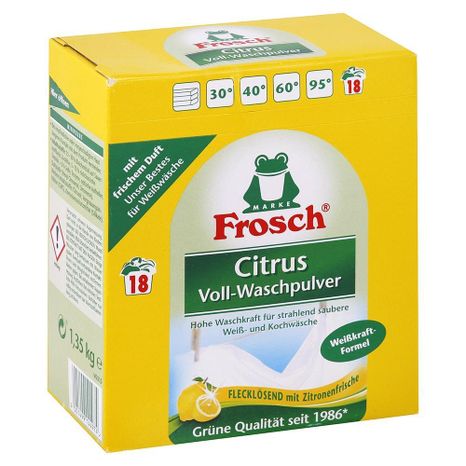 Frosch Bio Citrus prášek pro praní 1,35 kg / 18 praní