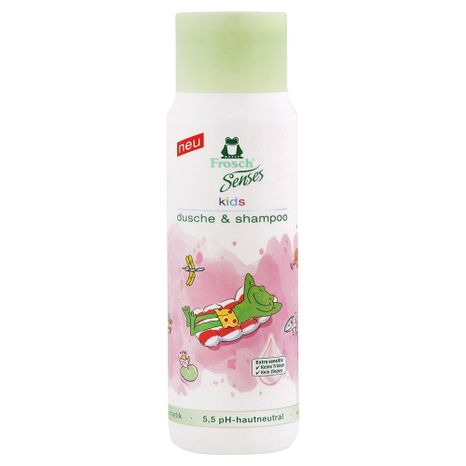 FROSCH EKO sprchový gel a šampon pro děti růžový Sensitive 300 ml