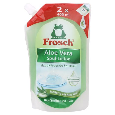 Frosch Eko prostředek na mytí nádobí náhradní náplň Aloe Vera 800 ml