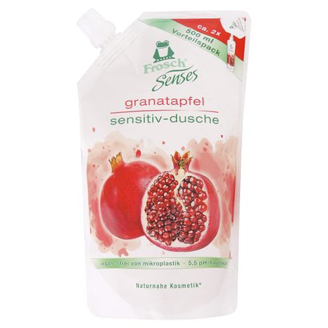 Frosch Senses Sensitive sprchový gel Granátové jablko 500 ml