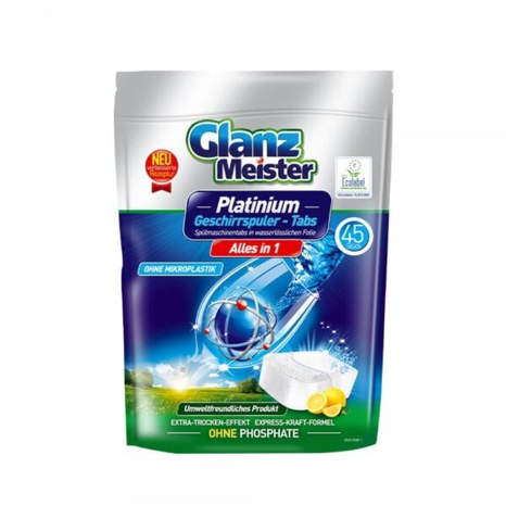 Glanz Meister Eko Platinum tablety do myčky nádobí 25 ks