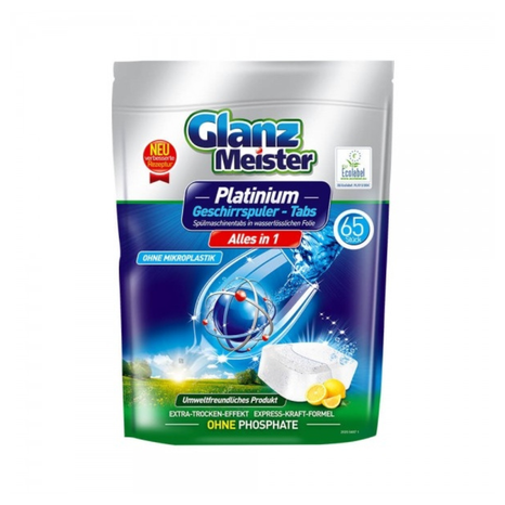Glanz Meister Eko Platinum tablety do myčky nádobí 65 ks