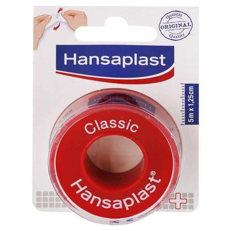 Hansaplast Classic fixační náplast 5m x 1,25cm