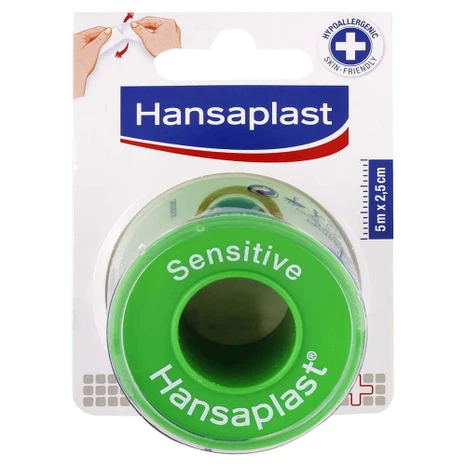 Hansaplast Sensitive hypoalergenní fixační náplast 5m x 2,5cm