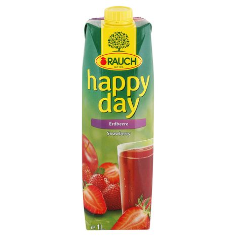 Happy Day Rauch ovocná šťáva / džus Jahoda 1 l