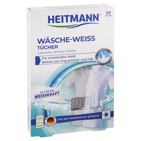 Heitmann bělicí ubrousky do praní 20ks