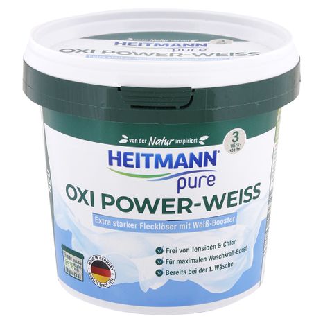 Heitmann Oxi Power White odstraňovač skvrn na bílé prádlo 500 g