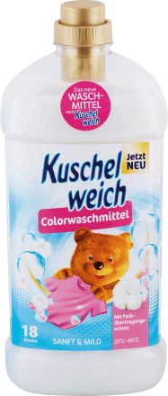Kuschelweich prací gel na barevná prádlo Sanft & Mild 1.314 l / 18 praní