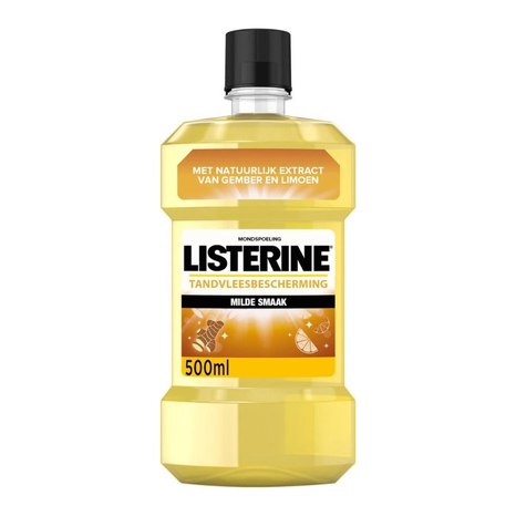 Listerine ústní voda Čerstvý zázvor a Limetka 500 ml