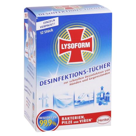 Lysoform dezinfekční utěrky 10 ks