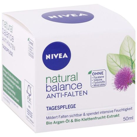 NIVEA Denní krém proti vráskám Natural Balance 50ml