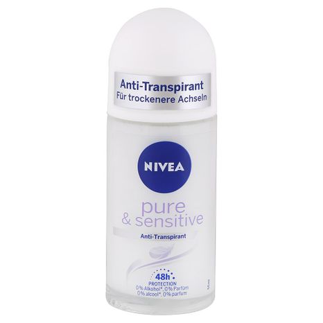 Nivea kuličkový antiperspirant Pure & Sensitive 50 ml