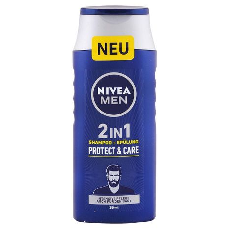 Nivea Men šampon a kondicionér pro muže 2v1 Protect & Care 250 ml