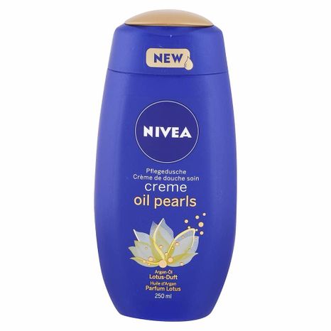NIVEA Sprchový gel Creme Oil Pearls s vůní lotosu 250ml