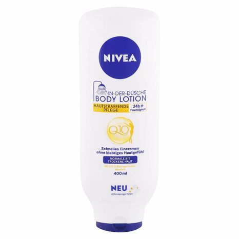NIVEA Zpevňující tělové mléko do sprchy Q10 400ml